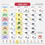 kalendar malaysia calendar apr 2024