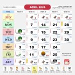 kalendar malaysia calendar apr 2025