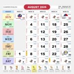 kalendar malaysia calendar aug 2025