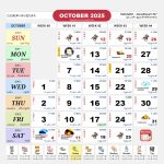 kalendar malaysia calendar oct 2025