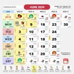 kalendar malaysia calendar jun 2025 cuti sekolah 2025/2026