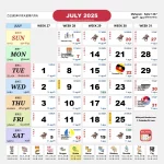 kalendar malaysia calendar jul 2025 cuti sekolah 2025/2026