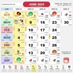 kalendar malaysia calendar jun 2025