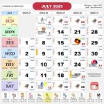 kalendar malaysia calendar jul 2025