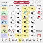 kalendar malaysia calendar sep 2025