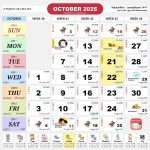 kalendar malaysia calendar oct 2025