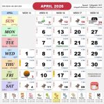 kalendar malaysia calendar apr 2026