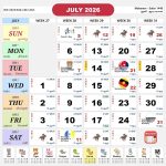 kalendar malaysia calendar jul 2026